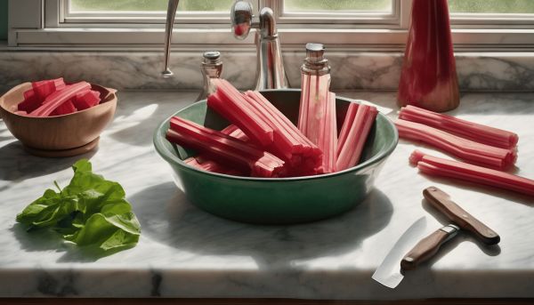 Congeler de la rhubarbe pour une conservation optimale