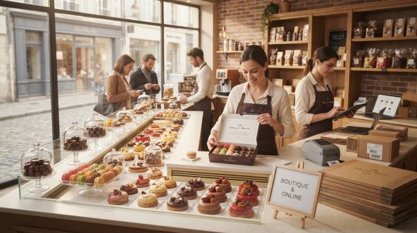Découvrez la boutique de pâtisseries et chocolats ecommerce et physique